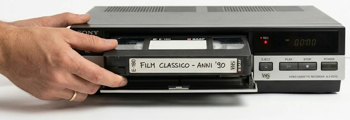 📼 Riversamenti VHS, Video8, Hi8